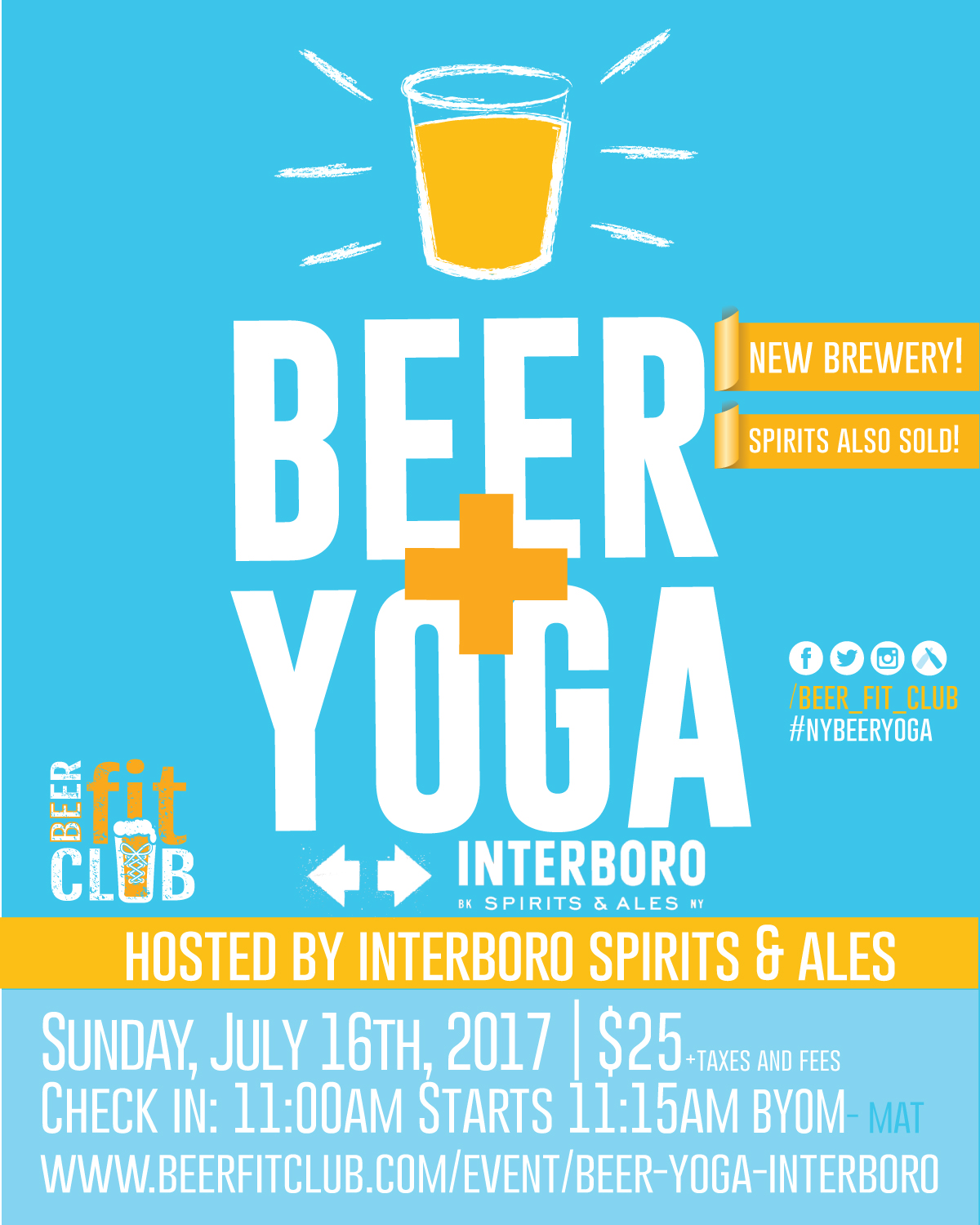 Beer + Yoga, Hosted by Interboro Spirits and Ales