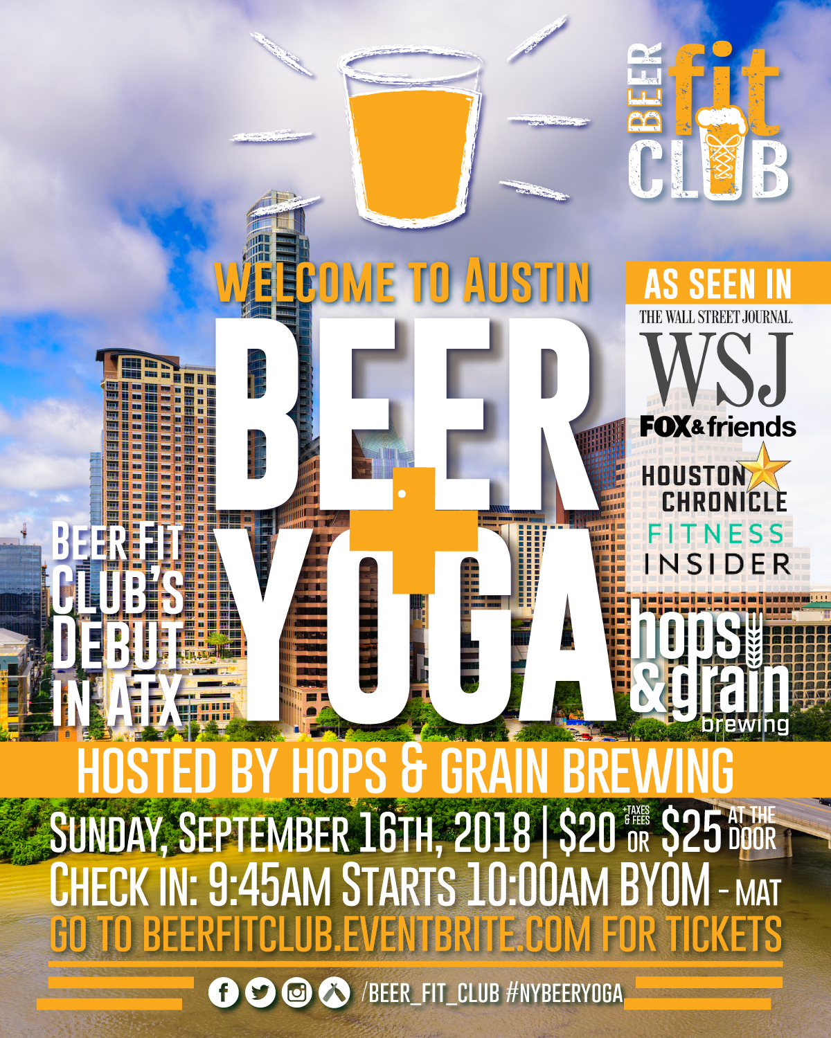 Welcome to Austin Beer + Yoga
