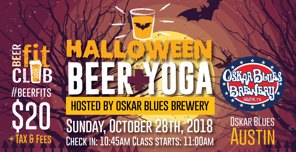Halloween Beer + Yoga at Oskar Blues ATX